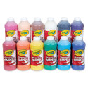 Crayola Tempera - Set of 12 colors, 16 oz bottles