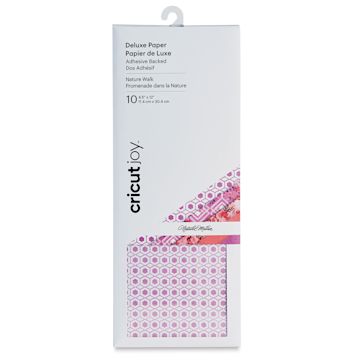 Open in modal - Cricut Joy Adhesive-Backed Deluxe Paper - Nature Walk, 4-1/2” x 12”, Package of 10, Sheets (In packaging)