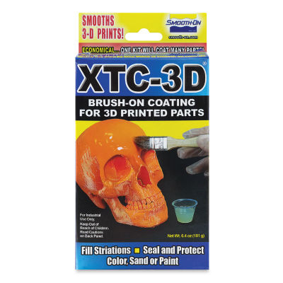 Smooth-On XTC-3D High-Performance 3D Print Coating - Front of Kit package