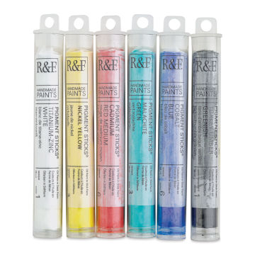 R&F Pigment Sticks - Blick Exclusive, Set of 6, 38 ml