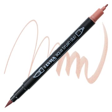 Open in modal - Lyra Aqua Brush Duo Marker - Naples Yellow Reddish 086 marker and swatch