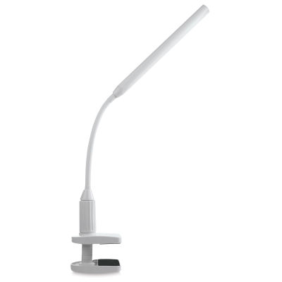 Daylight UnoLamp - Side view of Table lamp with Clamp attachment