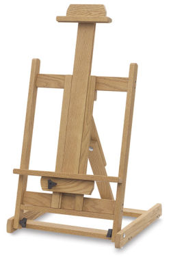 American Easel Oak Tabletop Easel - Right Angled view