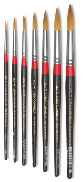 Loew-Cornell Ultra Round Watercolor Brushes