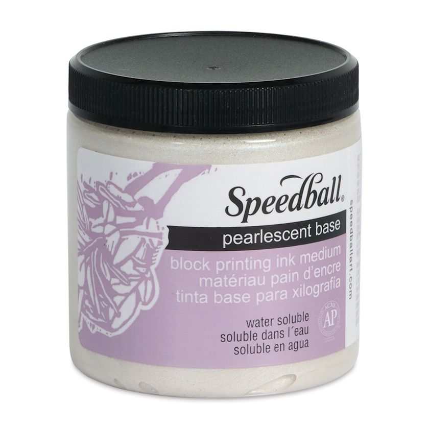 Speedball Water-Soluble Block Printing Ink Pearlescent Base | BLICK Art ...