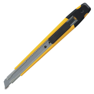 Olfa Standard Duty Snap-Off Knife - Knife angled with blade extended slightly