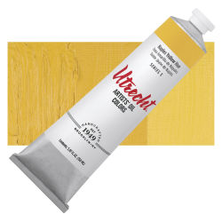 Utrecht Artists' Oil Paint - Naples Yellow Hue, 150 ml, Tube with Swatch