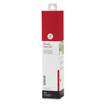 Open in modal - Cricut Smart Iron-On Heat Transfer Vinyl - Red, 13" x 9 ft, Roll
