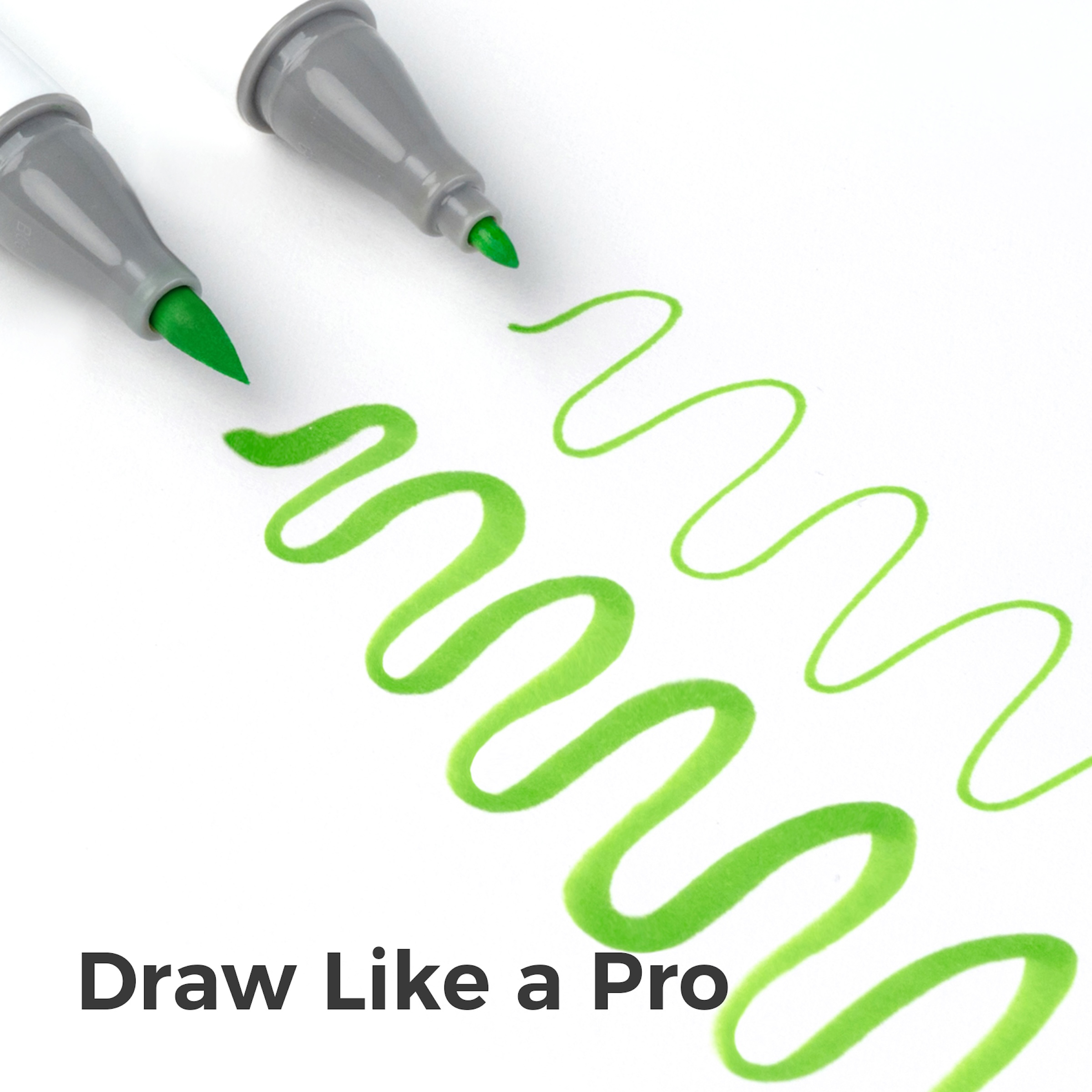 Ohuhu Honolulu B Dual Tip Marker Sets - Set of 72, Assorted