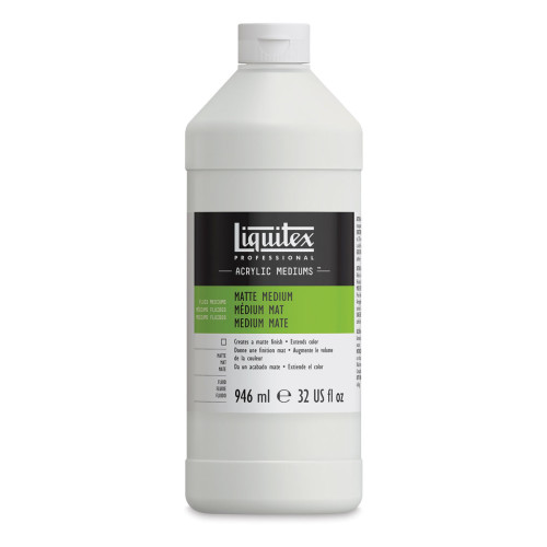 Liquitex Fluids Acrylic Medium - Matte, 32 oz bottle