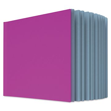 Open in modal - Uglybooks Perfect Bound Notebook - NO.2 Sprinkles, 5-3/4" x 8", 135 gsm, Pkg of 3, partially open