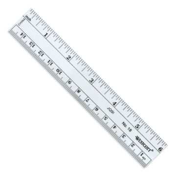 Printed MicroHalt 6 Inch Ruler