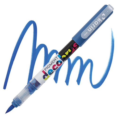 NEW Karin Markers- Acrylic!  Pigment Decobrush Brush Markers Review 
