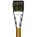 Isabey Isacryl Synthetic Brush - Long Flat, Handle, Size