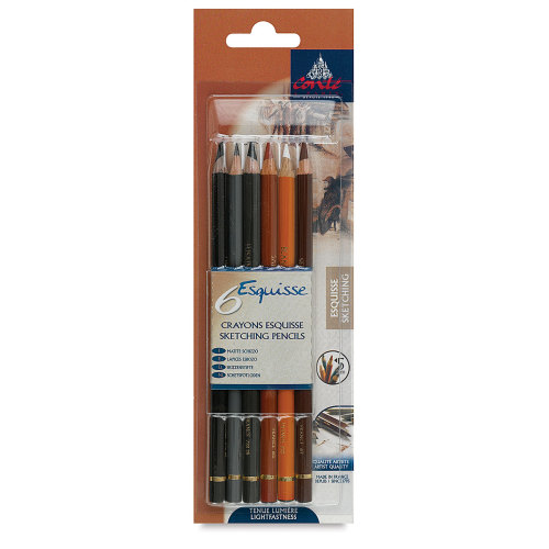 Cont� � Paris Sketching Pencil Set - Assorted, Set of 6