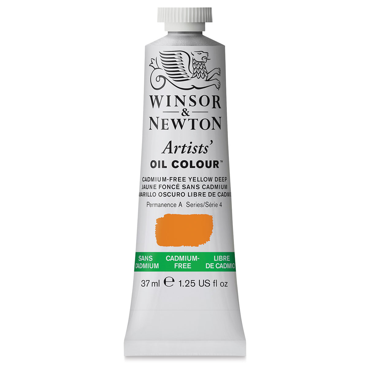 Winsor & Newton Artists' Oil Color - Cadmium Free Yellow Deep, 37