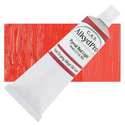 CAS AlkydPro Fast-Drying Alkyd Oil Color - Pyrrol Red Light, 70 ml tube