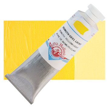 Open in modal - Old Holland New Masters Classic Acrylic Paint - Bismuth Yellow Light and swatch