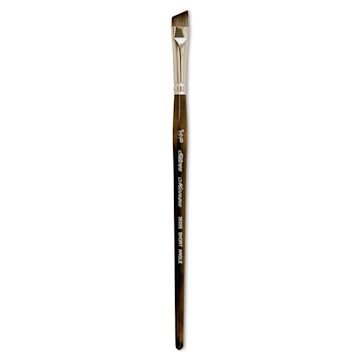 Open in modal - Silver Brush Monza Synthetic Mongoose Artist Brush - Short Angle, Short Handle, Size 3/8"