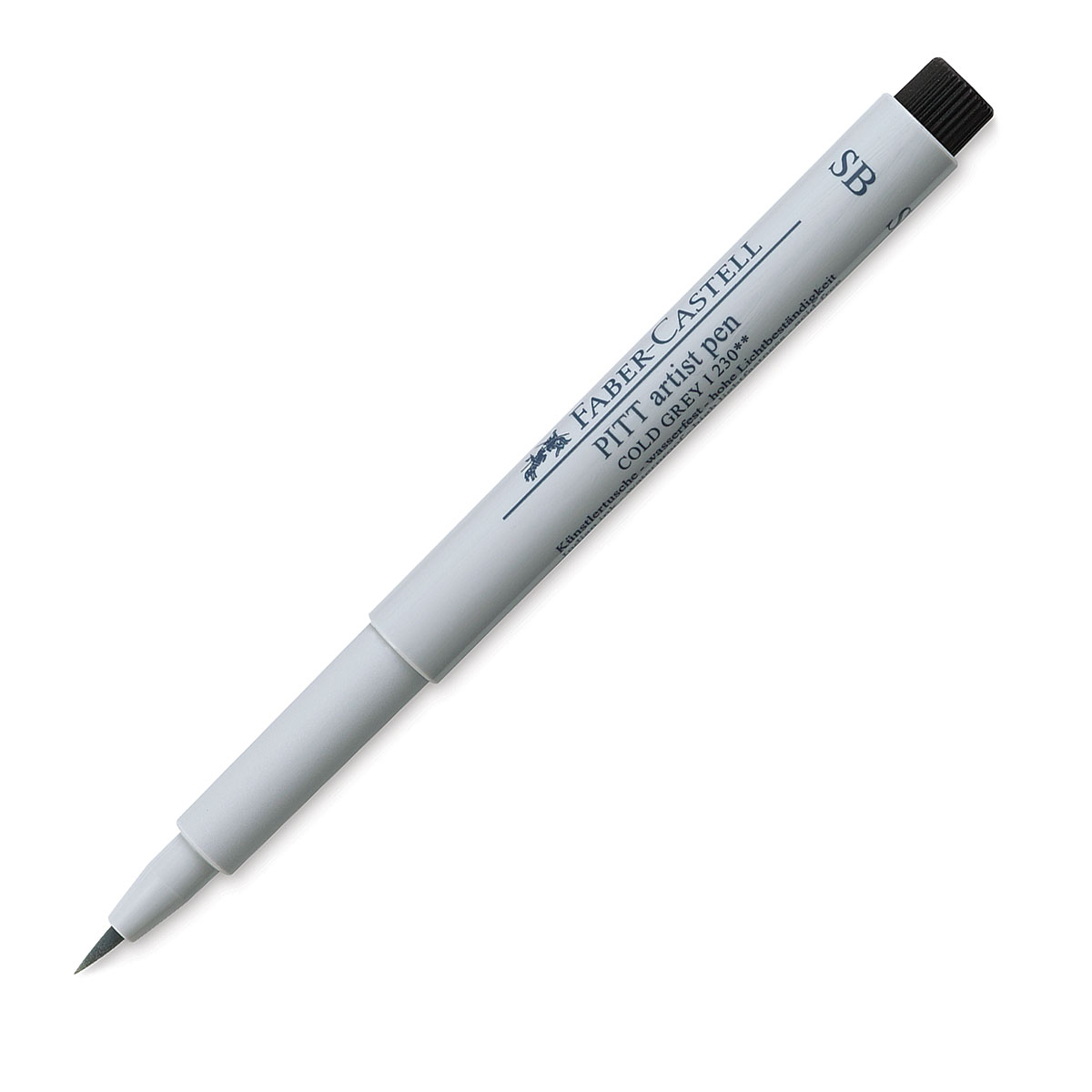 Faber-Castell Pitt Artist Pen - White, Brush Tip