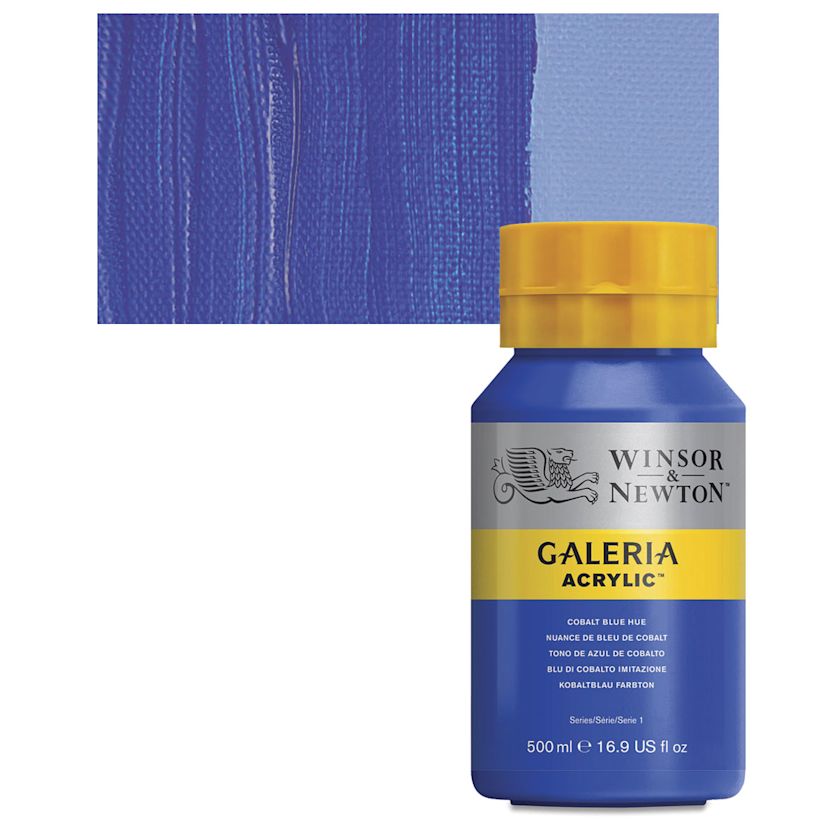 Pittura Acrilica SYSTEM3 500ml | Colore Cobalt Blue Hue | Prodotti Daler-Rowney Di Alta Qualità | Fatta Nel Regno Unito Per Artisti Di Ogni Livello - 4