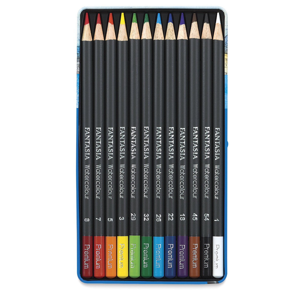 Fantasia Set of 12 Coloured Pencils