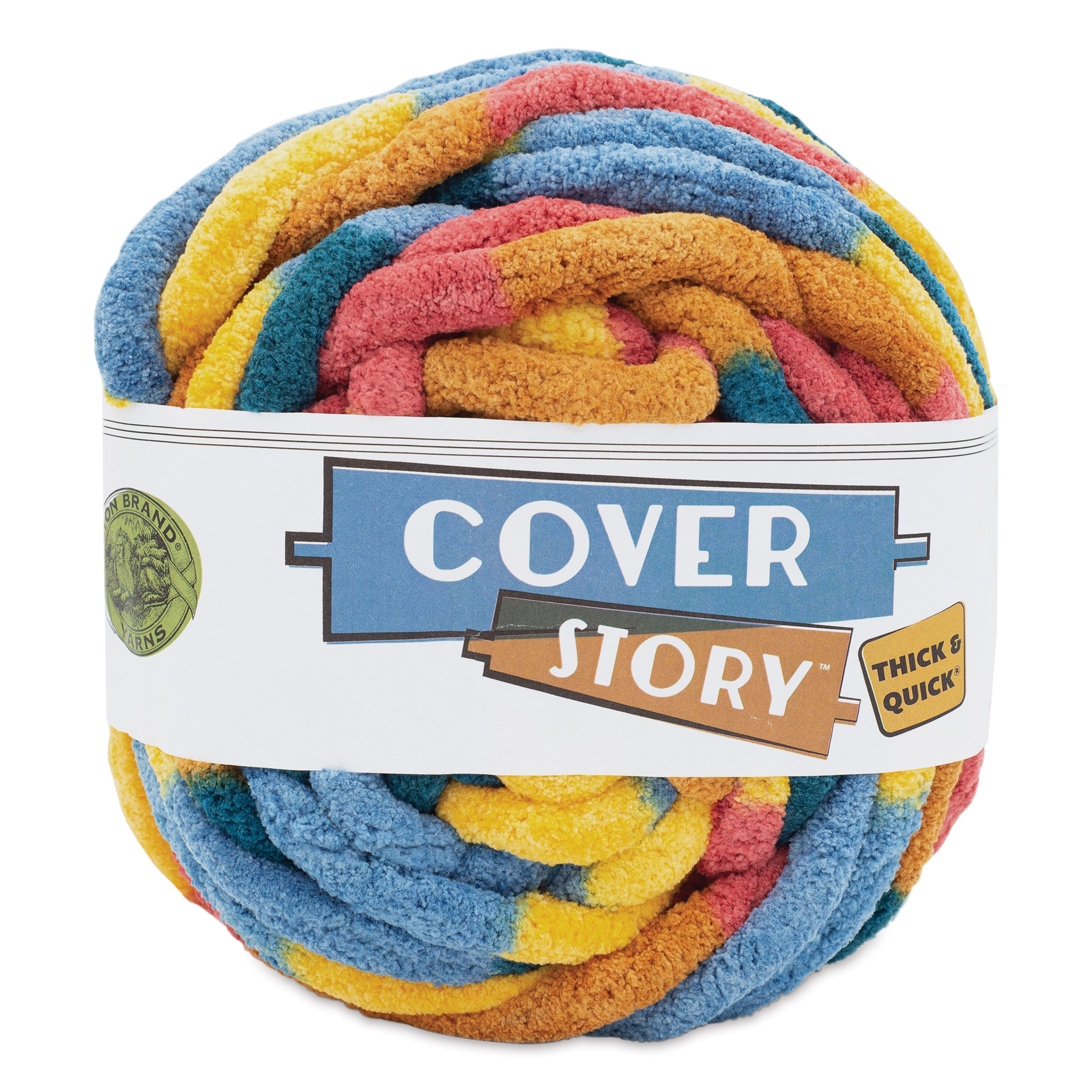 Lion Brand Cover Story Thick & Quick Yarn - Tropical, 39 Yards
