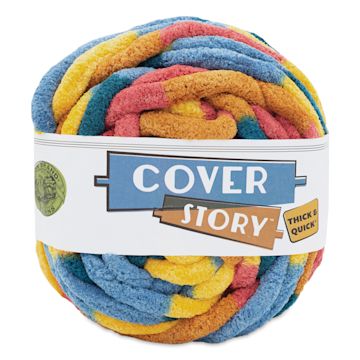 Open in modal - Lion Brand Cover Story Thick & Quick Yarn - River Rocks, 39 yards
