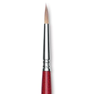 Open in modal - Escoda Opera Takatsu Synthetic Brush - Round, Long Handle, Size 6 close up