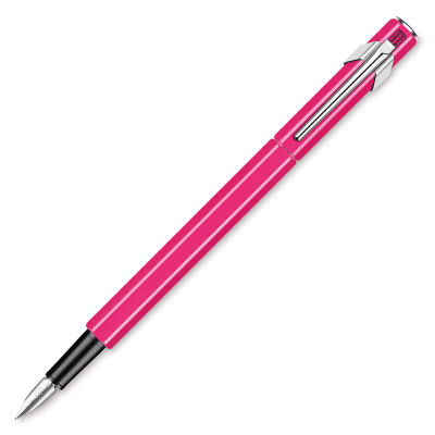 Caran d’Ache 849 Fountain Pen, Fluorescent Pink, Fine Nib