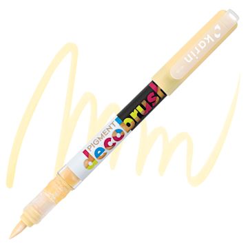 Open in modal - Karin Pigment Decobrush Marker - Almond marker and swatch