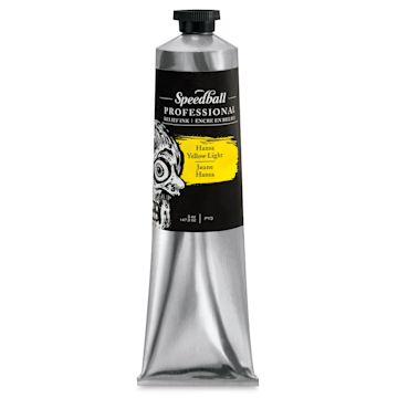 Open in modal - Speedball Professional Relief Ink - Hansa Yellow Light, 5 oz, Tube