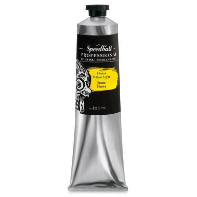Speedball Professional Relief Ink - Hansa Yellow Light, 5 oz, Tube