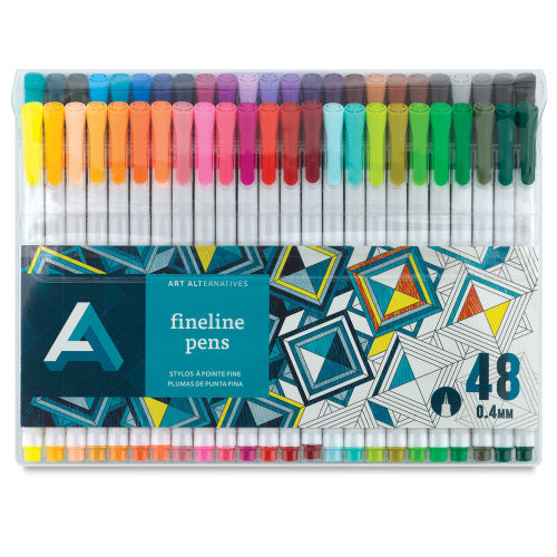 Art Alternatives Fineline Pen Set, 36 Colors - Artist & Craftsman Supply
