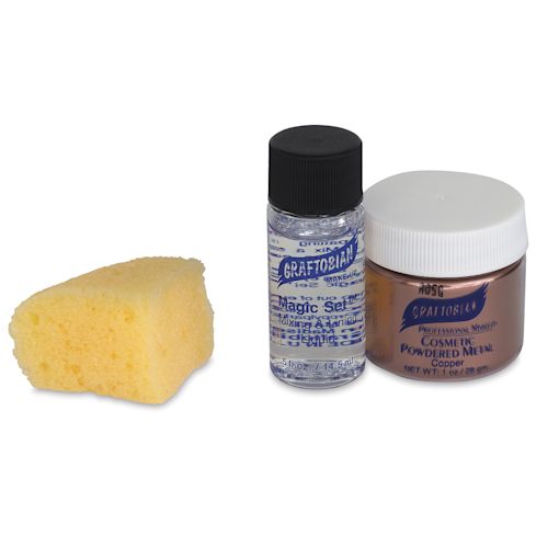 Graftobian Metal Mania Cosmetic Powdered Metal Kits | BLICK Art Materials