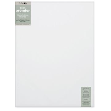 Blick Premier Stretched Cotton Canvas - Traditional Profile, Splined ...