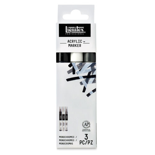 Liquitex Professional Paint Marker Set - VIBRANT - 6 x Wide (15mm