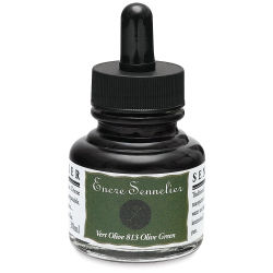 Sennelier Shellac Ink - 30 ml, Olive Green