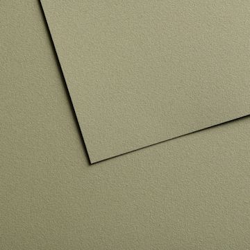 Open in modal - Canson Mi-Teintes Velvet Sheet - 19.5" x 25.5", 614 Pistachio Green, 430 gsm, Single Sheet