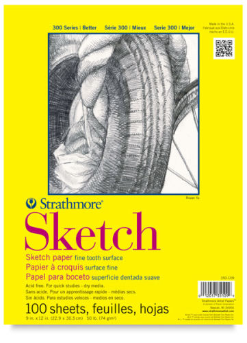 Strathmore® 300 Series Sketch Paper Pad, 22 x 30