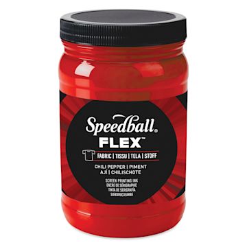 Open in modal - Speedball Flex Screen Printing Fabric Ink - Chili Pepper, 32 oz