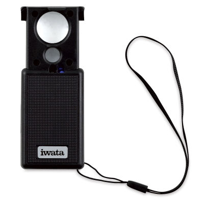 Iwata LED Light and Magnifier - Shown upright
