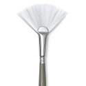 Escoda Perla Toray White Synthetic Brush - Long Handle, Size 6