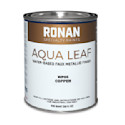 Ronan Aqua Leaf Water-Based Faux Metallic Color - Copper, Quart