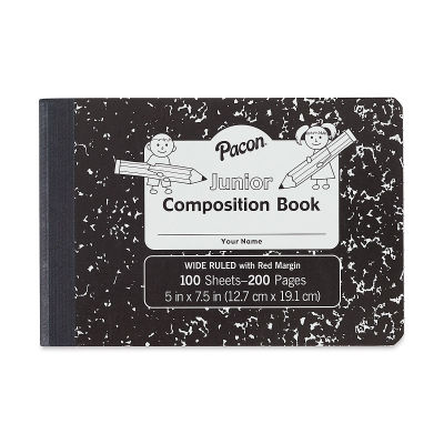 Pacon Junior Composition Book - 5" x 7-1/2", 100 Sheets, Ruled