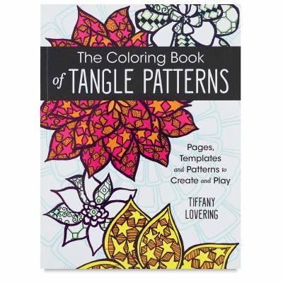 The Coloring Book of Tangle Patterns - Front Cover of book