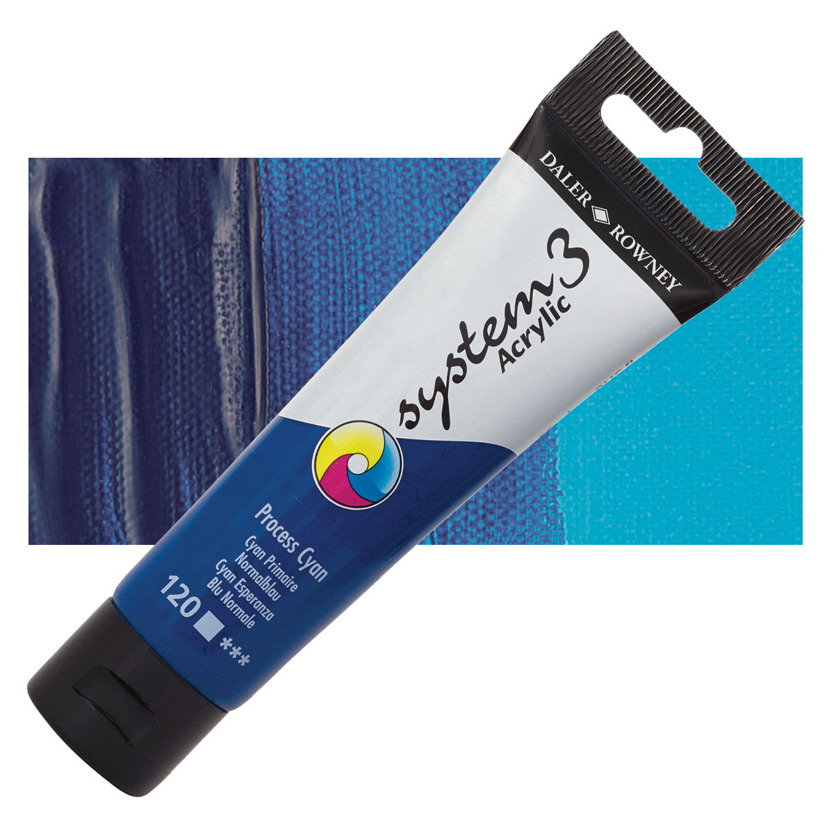 Daler-Rowney System3 Acrylic - Process Cyan, 59 ml