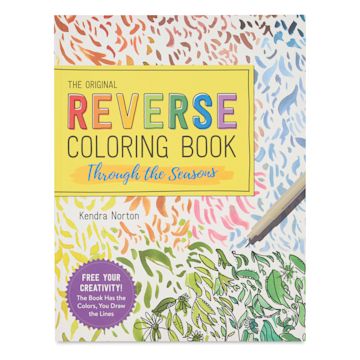 Open in modal - The Reverse Coloring Book: Through the Seasons - 8-1/2" x 11", 104 Pages, front cover