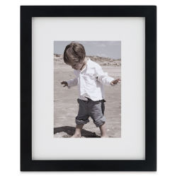 Nielsen Bainbridge Tribeca Frame - Front view of Black Frame with photo of young child