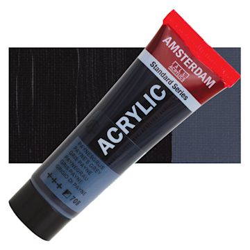 Open in modal - Amsterdam Standard Series Acrylic - Paynes Gray, 20 ml Tube and swatch